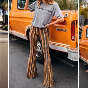 NWOT Jazzy Striped Flare Bells Life Clothing